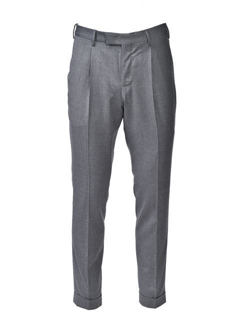 Pantaloni in Lana Elasticizzata - PT Torino, Colore Grigio PT TORINO | Pantaloni | CO-AFMAZA0CL10230